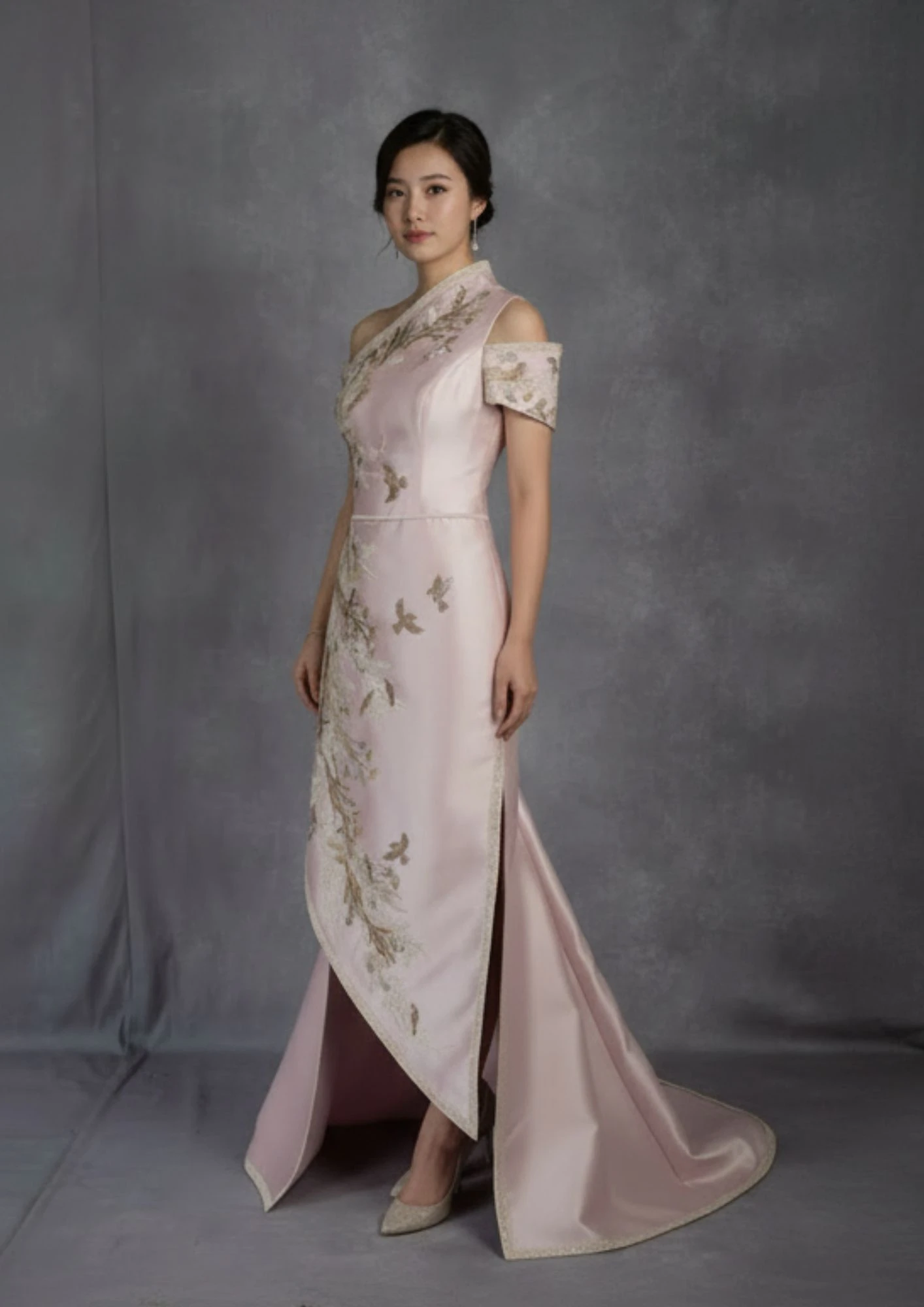 Pale Pink Cheongsam