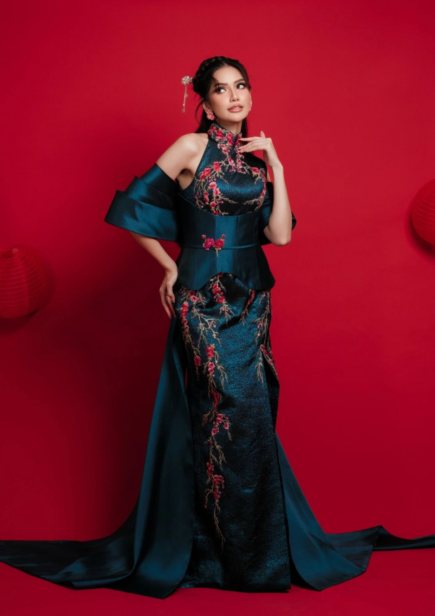 Cerulean Cheongsam