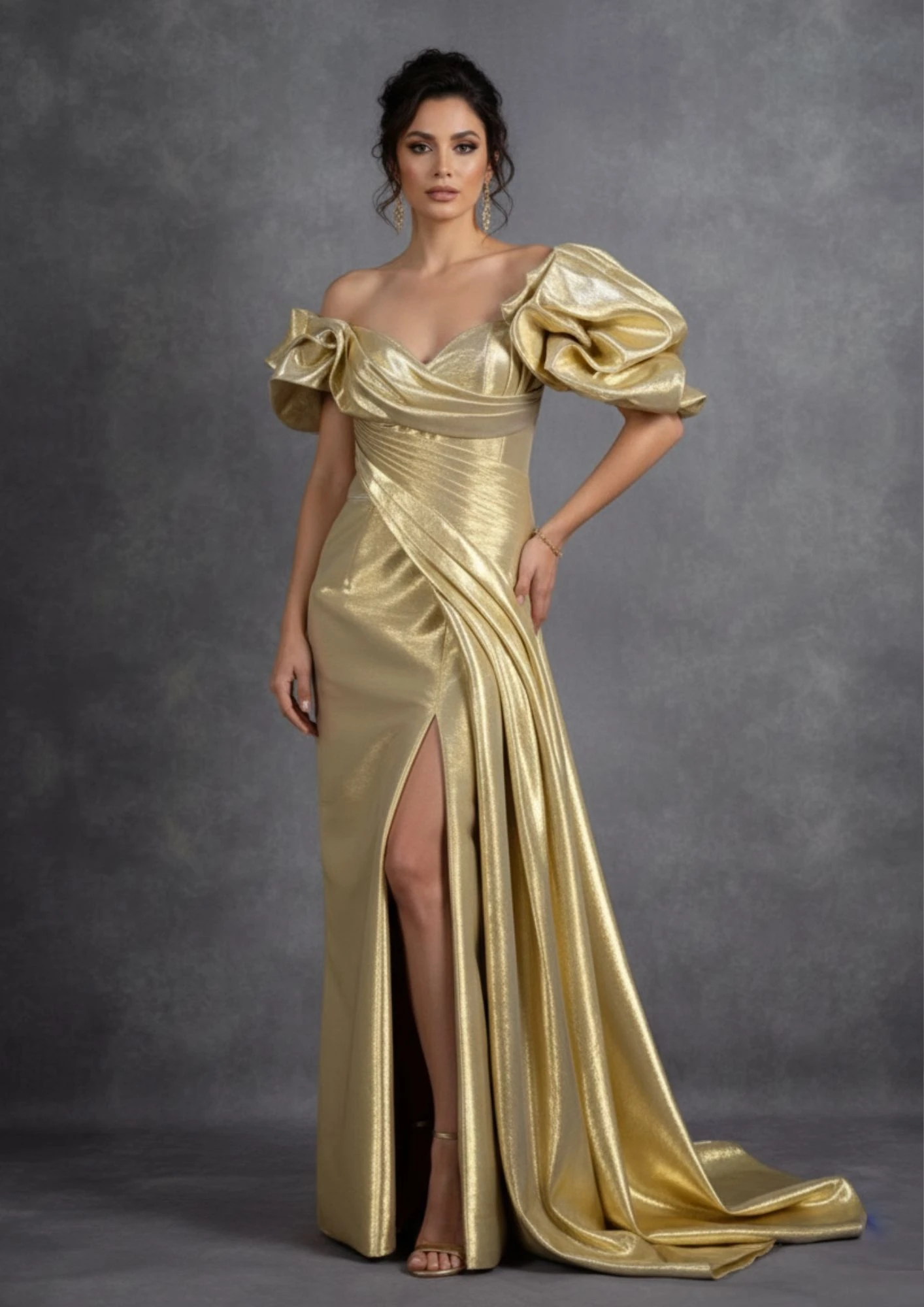 Golden Majesty Gown