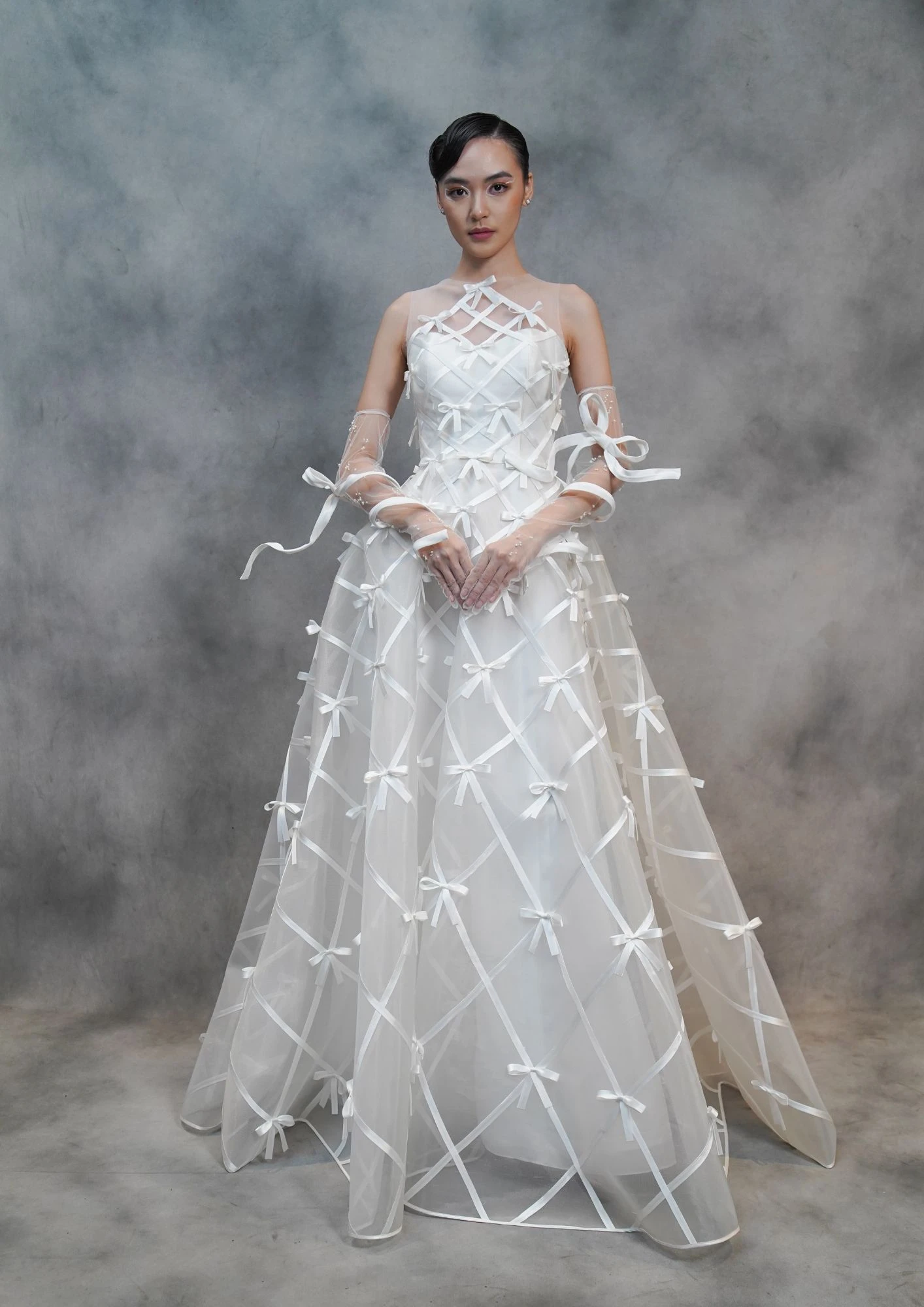Ribbon Wedding Dress